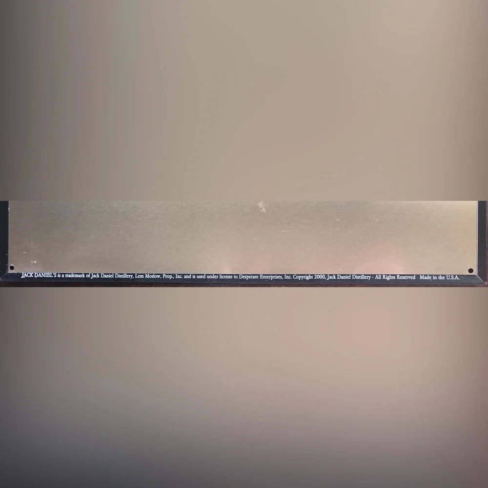 2000s Jack Daniels Old No. 7 Sign Tin Metal Sign 12.5” x 16” - Picture 2 of 4